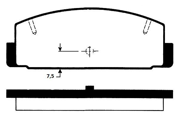 Stabdžių trinkelių rinkinys, diskinis stabdys RAICAM RA.0477.0