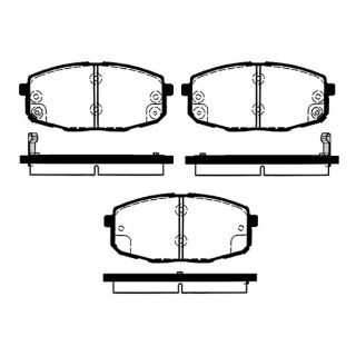 Stabdžių trinkelių rinkinys, diskinis stabdys RAICAM RA.0487.0