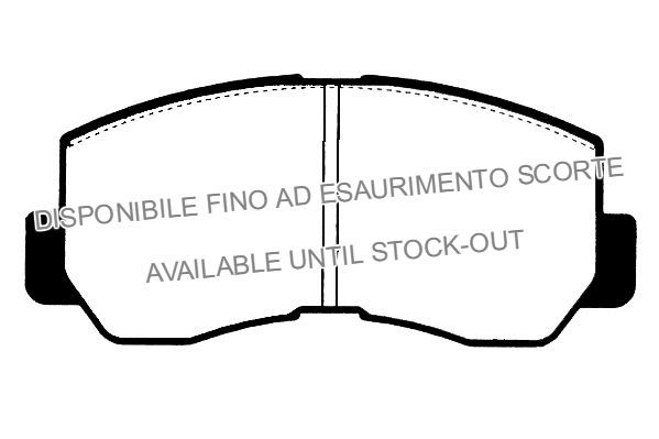 Stabdžių trinkelių rinkinys, diskinis stabdys RAICAM RA.0491.0