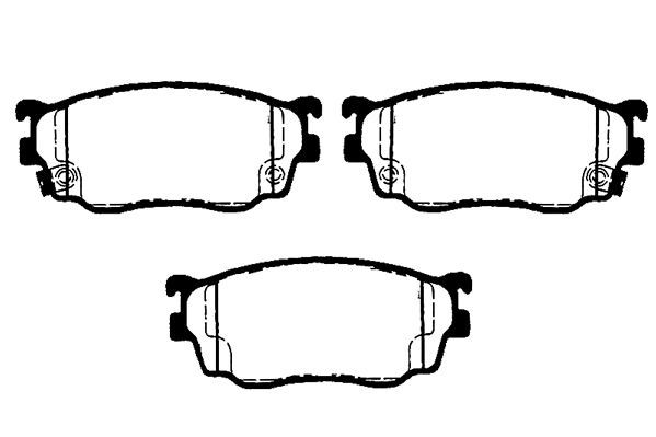 Stabdžių trinkelių rinkinys, diskinis stabdys RAICAM RA.0494.0