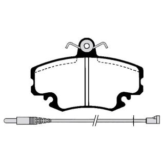 Stabdžių trinkelių rinkinys, diskinis stabdys RAICAM RA.0515.0