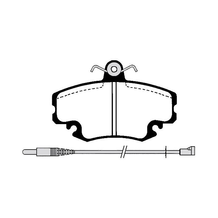 Stabdžių trinkelių rinkinys, diskinis stabdys RAICAM RA.0515.0
