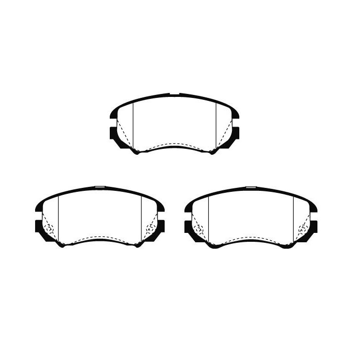 Stabdžių trinkelių rinkinys, diskinis stabdys RAICAM RA.0517.0
