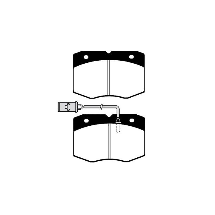 Stabdžių trinkelių rinkinys, diskinis stabdys RAICAM RA.0529.0