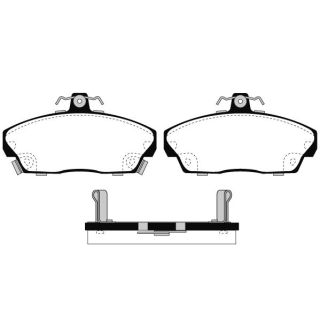 Stabdžių trinkelių rinkinys, diskinis stabdys RAICAM RA.0551.0