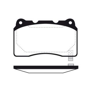 Stabdžių trinkelių rinkinys, diskinis stabdys RAICAM RA.0604.8