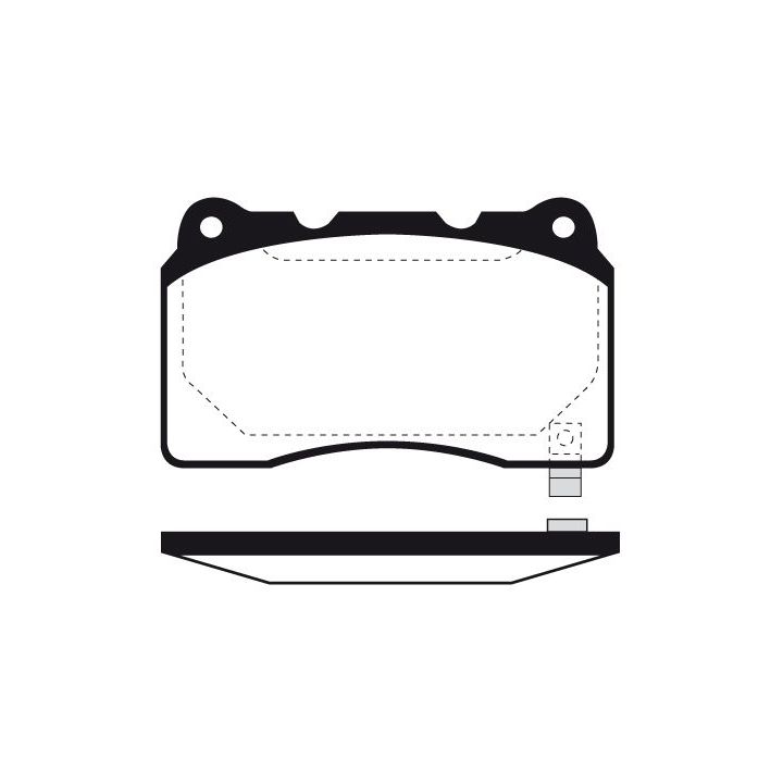 Stabdžių trinkelių rinkinys, diskinis stabdys RAICAM RA.0604.8