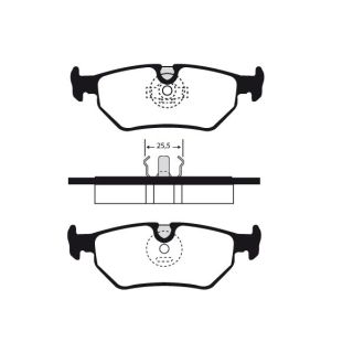 Stabdžių trinkelių rinkinys, diskinis stabdys RAICAM RA.0616.0