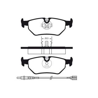 Stabdžių trinkelių rinkinys, diskinis stabdys RAICAM RA.0616.1