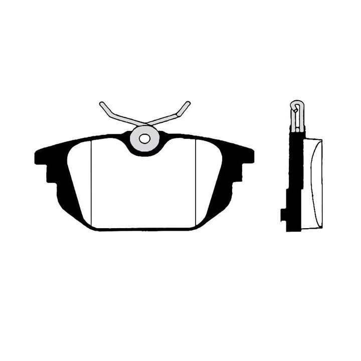 Stabdžių trinkelių rinkinys, diskinis stabdys RAICAM RA.0650.0