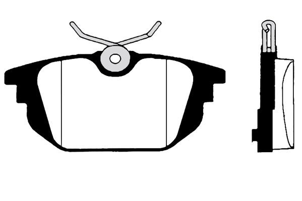 Stabdžių trinkelių rinkinys, diskinis stabdys RAICAM RA.0650.0