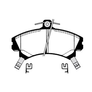 Stabdžių trinkelių rinkinys, diskinis stabdys RAICAM RA.0661.0