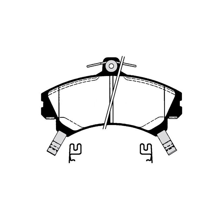 Stabdžių trinkelių rinkinys, diskinis stabdys RAICAM RA.0661.0