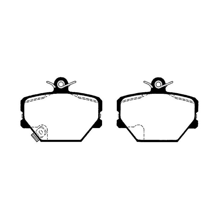 Stabdžių trinkelių rinkinys, diskinis stabdys RAICAM RA.0682.0