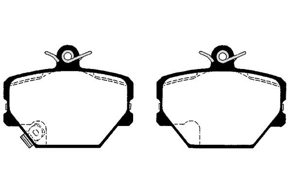 Stabdžių trinkelių rinkinys, diskinis stabdys RAICAM RA.0682.0
