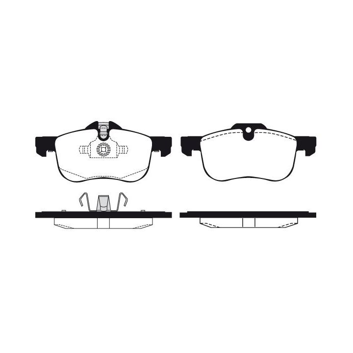 Stabdžių trinkelių rinkinys, diskinis stabdys RAICAM RA.0697.0