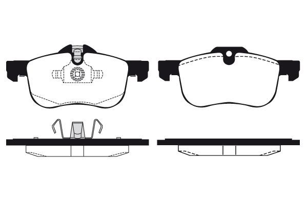 Stabdžių trinkelių rinkinys, diskinis stabdys RAICAM RA.0697.0