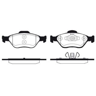 Stabdžių trinkelių rinkinys, diskinis stabdys RAICAM RA.0708.0