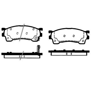 Stabdžių trinkelių rinkinys, diskinis stabdys RAICAM RA.0731.0