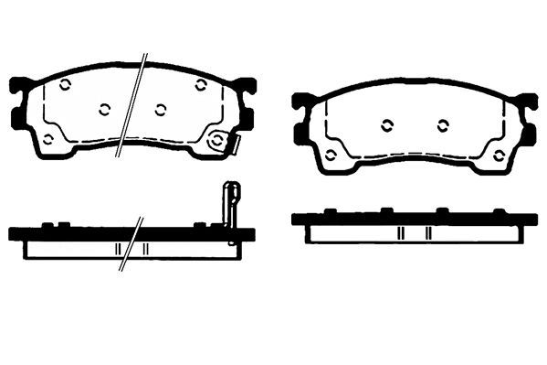 Stabdžių trinkelių rinkinys, diskinis stabdys RAICAM RA.0731.0