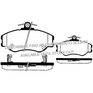 Stabdžių trinkelių rinkinys, diskinis stabdys RAICAM RA.0740.0