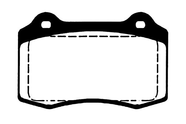 Stabdžių trinkelių rinkinys, diskinis stabdys RAICAM RA.0752.4