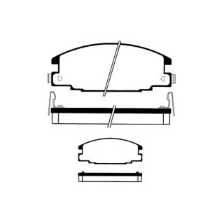Stabdžių trinkelių rinkinys, diskinis stabdys RAICAM RA.0755.0
