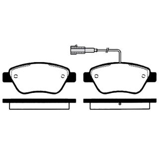 Stabdžių trinkelių rinkinys, diskinis stabdys RAICAM RA.0760.0