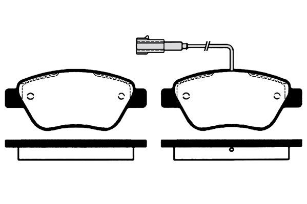 Stabdžių trinkelių rinkinys, diskinis stabdys RAICAM RA.0760.0
