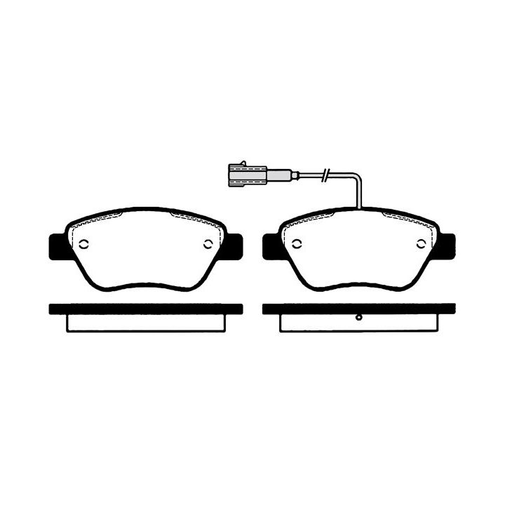Stabdžių trinkelių rinkinys, diskinis stabdys RAICAM RA.0760.1