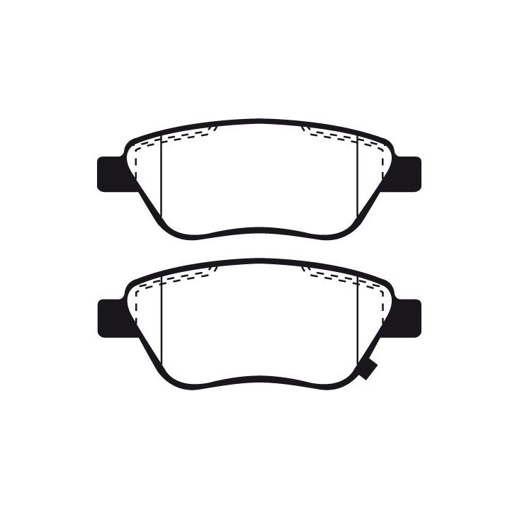 Stabdžių trinkelių rinkinys, diskinis stabdys RAICAM RA.0760.3