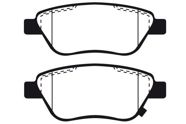 Stabdžių trinkelių rinkinys, diskinis stabdys RAICAM RA.0760.3