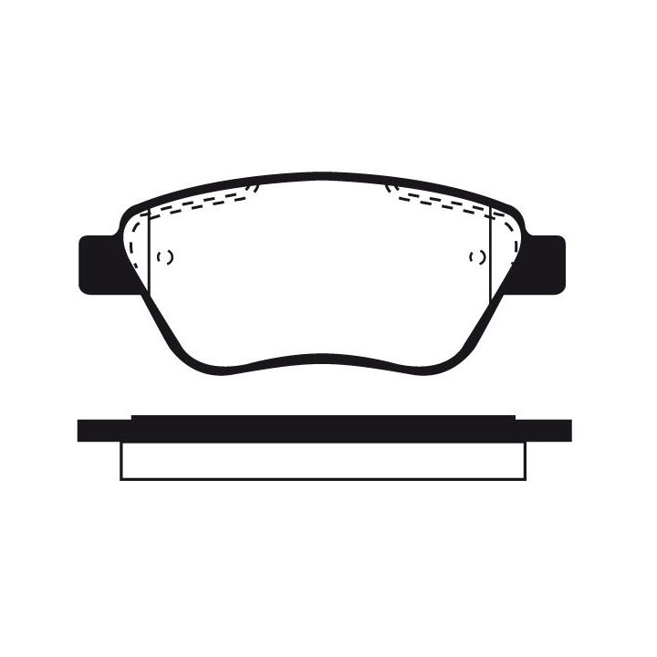 Stabdžių trinkelių rinkinys, diskinis stabdys RAICAM RA.0761.1