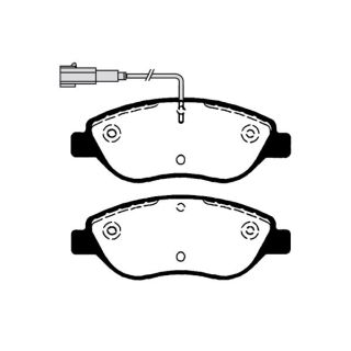 Stabdžių trinkelių rinkinys, diskinis stabdys RAICAM RA.0762.0