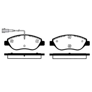 Stabdžių trinkelių rinkinys, diskinis stabdys RAICAM RA.0762.2