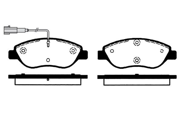 Stabdžių trinkelių rinkinys, diskinis stabdys RAICAM RA.0762.2