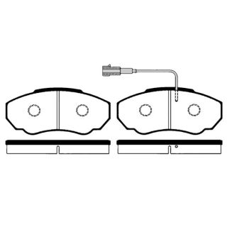 Stabdžių trinkelių rinkinys, diskinis stabdys RAICAM RA.0773.0