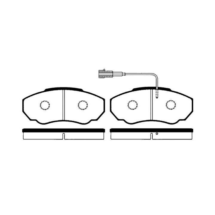 Stabdžių trinkelių rinkinys, diskinis stabdys RAICAM RA.0773.0