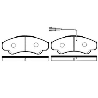 Stabdžių trinkelių rinkinys, diskinis stabdys RAICAM RA.0774.0