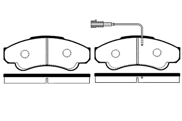 Stabdžių trinkelių rinkinys, diskinis stabdys RAICAM RA.0774.0