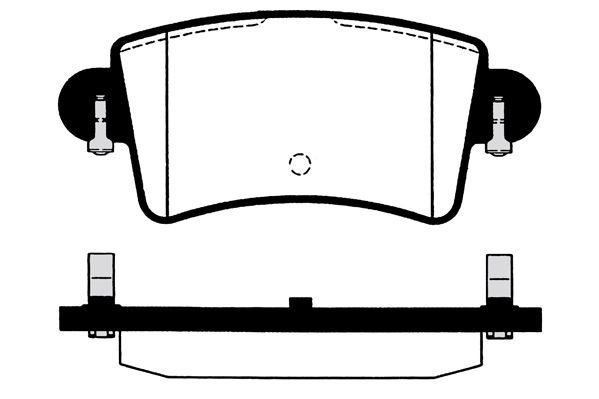 Stabdžių trinkelių rinkinys, diskinis stabdys RAICAM RA.0782.0