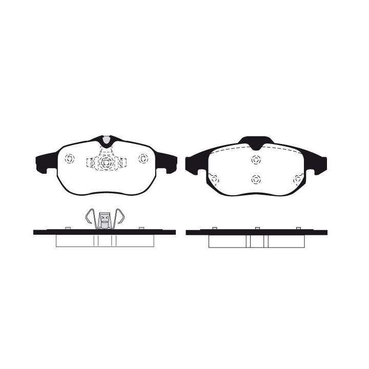 Stabdžių trinkelių rinkinys, diskinis stabdys RAICAM RA.0797.0