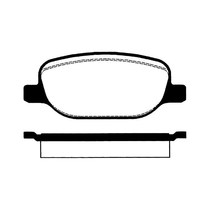 Stabdžių trinkelių rinkinys, diskinis stabdys RAICAM RA.0799.0