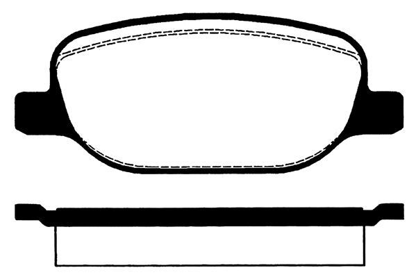 Stabdžių trinkelių rinkinys, diskinis stabdys RAICAM RA.0799.0