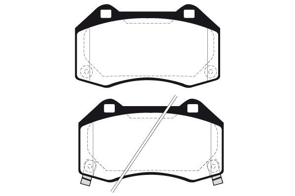 Stabdžių trinkelių rinkinys, diskinis stabdys RAICAM RA.0801.4