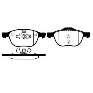 Stabdžių trinkelių rinkinys, diskinis stabdys RAICAM RA.0820.0