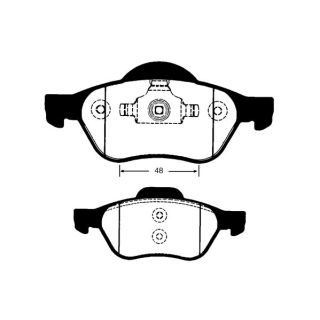 Stabdžių trinkelių rinkinys, diskinis stabdys RAICAM RA.0823.0