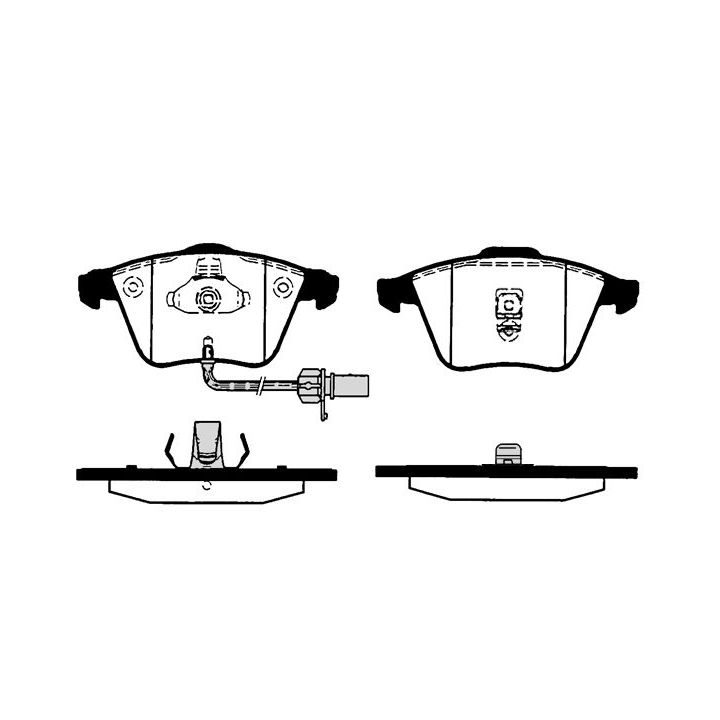 Stabdžių trinkelių rinkinys, diskinis stabdys RAICAM RA.0824.2