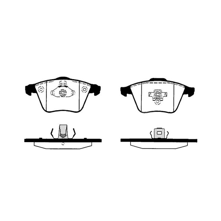 Stabdžių trinkelių rinkinys, diskinis stabdys RAICAM RA.0824.3