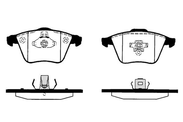Stabdžių trinkelių rinkinys, diskinis stabdys RAICAM RA.0824.3